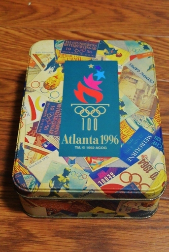 ●1996年 アトランタオリンピック ポストカードセット（缶入り）