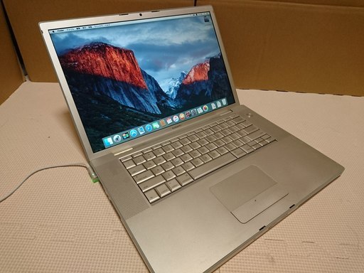 ★動作OK★Apple Macbook Pro MB134J/A(A1260) El Capitanインストール済み　バッテリーOK