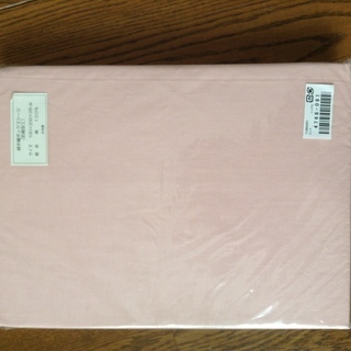 綿平織ボックスシーツ    ピンク色