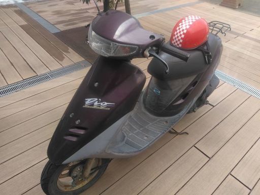 原付きバイク（ホンダディオ）ヘルメット付