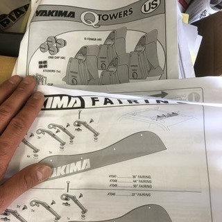 YAKIMA ベースキャリア&フェアリング