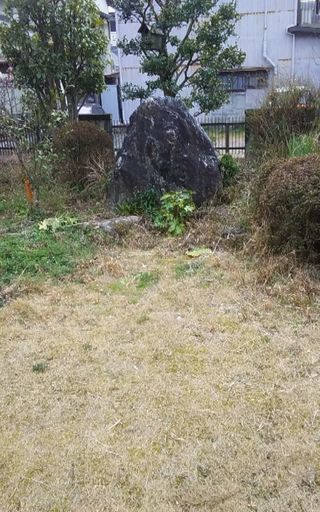 我が家の庭石