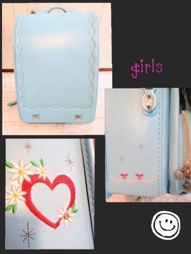 ランドセル 水色 軽い フィットちゃん 軽い ブルー 女の子 可愛い Paru 北九州の家具の中古あげます 譲ります ジモティーで不用品の処分