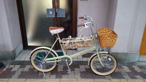 DOG BICYCLE[ドッグバイシクル]20吋 ペット乗せ自転車 内装3段/ベージュ