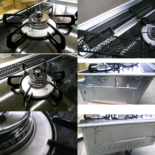 札幌 2018年製 展示未使用品 都市ガス ビルトインコンロ TN70WV60C タカラスタンダード 12A・13A