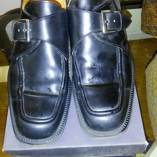 引越しの処分　イタリア製革靴