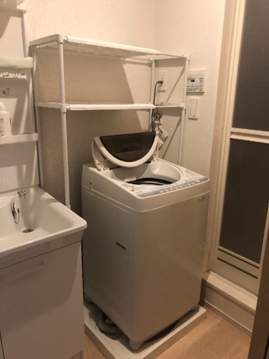 【お取引中】東芝(TOSHIBA) 全自動洗濯機 簡易乾燥付き AW-60GM-W