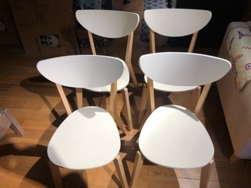 イケア 椅子  IKEA NORDMYRA ノールドミーラ 4脚セット