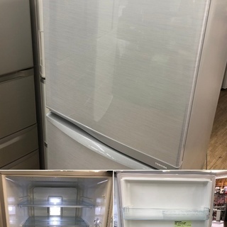 美品【 TOSHIBA 】東芝 340L 3ドア冷蔵庫ビックフリーザー 