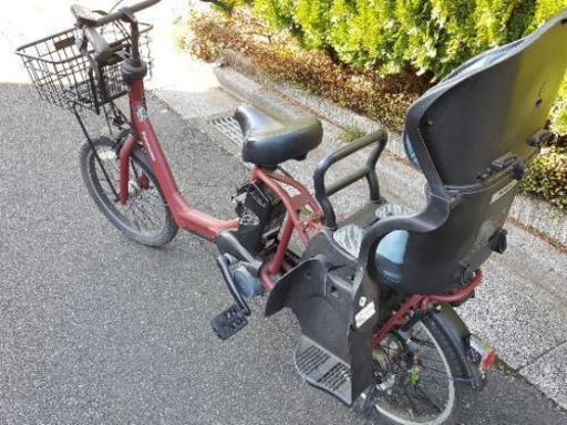 パナソニック電動自転車　幼児ヘルメット付き
