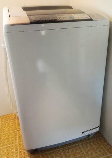 日立 乾燥機能付き全自動洗濯機8kg 乾燥4.5kg BW-D8PV 13年製 取説 吸水ホース付き
