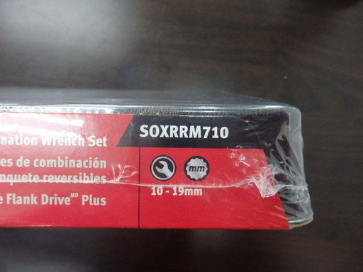スナップオン　ラチェットコンビ　10本セット　ＳＯＸＲＲＭ710　未使用商品