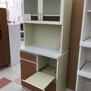 取りに来て頂ける方限定！ユーアイの２枚扉レンジボードのご紹介です ...