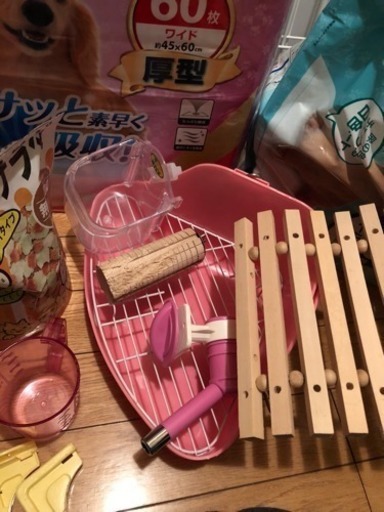 うさぎ用ご飯トイレ遊具 犬用ペットシート ゲージ ま 横手のその他の中古あげます 譲ります ジモティーで不用品の処分