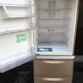 MITSUBISHI  3ドア冷蔵庫  370L 【2015年製】