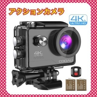 【コメント募集】アクションカメラ 4K 1600万画素 高画質 ...