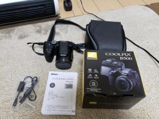 ニコン COOLPIX B500 美品 1ヶ月しか使ってません。保証書あり(残り11ヶ月) 1676万画素 光学ズーム40倍 チルト式液晶