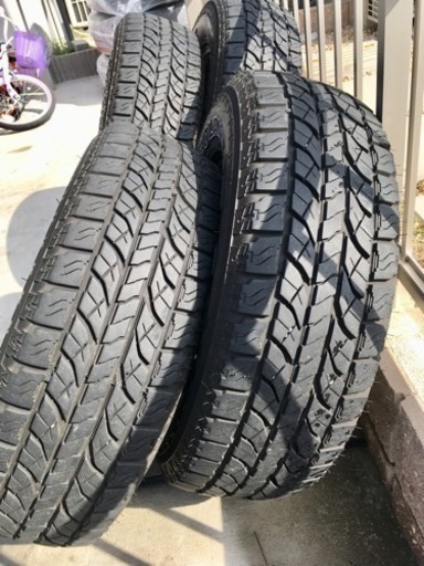 ヨコハマ ジオランダー A T S 235 70r16 ホワイトレター シマミマ 唐崎のタイヤ ホイールの中古あげます 譲ります ジモティーで不用品の処分