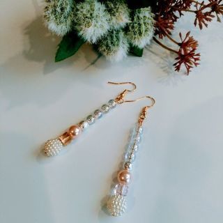 未使用✨ハンドメイド✨ピアス🌸シンプル💗上品🌼パステル