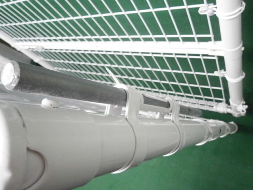 ☆新古品 朝日スチール株式会社 FWフェンス 両開き門扉 白 サイズ：（H