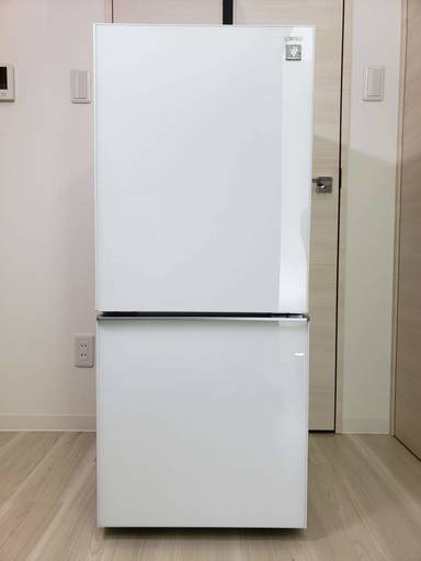 【美品】シャープ　ノンフロン冷凍冷蔵庫　SJ-GD14C-Ｗ　2017年式