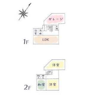 コンパクトな中古住宅☆物件のＤＩＹ・改装可。幹線道路から目立つ場...