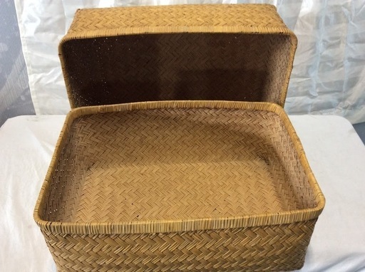 竹製 収納ケース 竹かご テリア 門沢橋の収納家具 収納ケース の中古あげます 譲ります ジモティーで不用品の処分