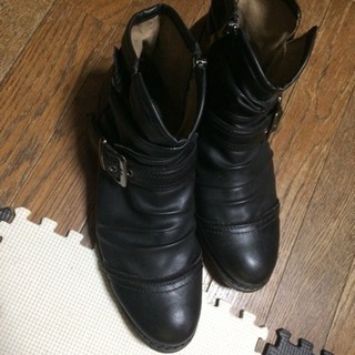 革 ブーツ 25.5