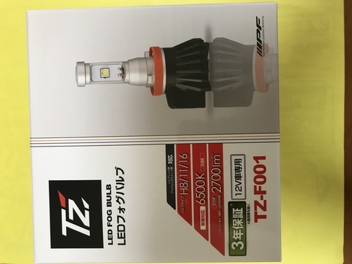 ☆車検対応 TZ LEDフォグバルブ 6500K H8 11 16 TZ-F001☆中古品