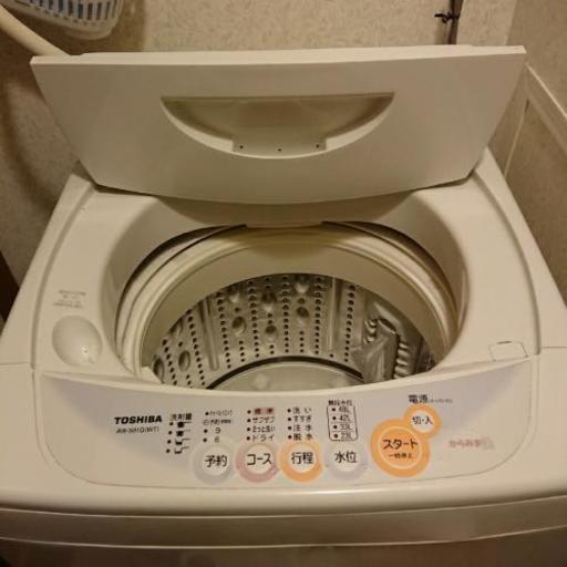 東芝 洗濯機 ５kg 2002年製