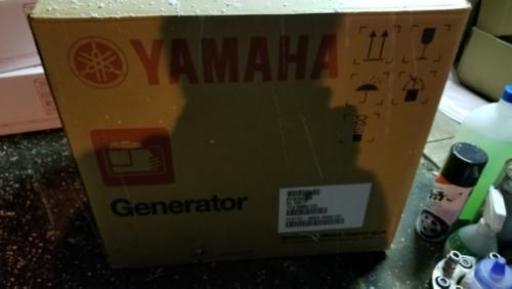 新品未使用 ヤマハ発電機これから必要ですよ!