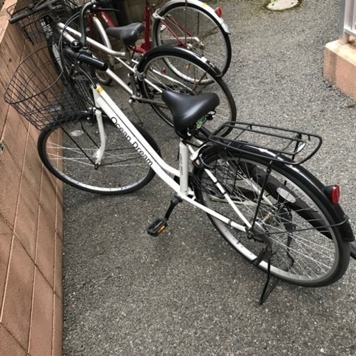 パンク・無料】自転車譲ります【3月16日午後のみ取引可】 (ゆきの