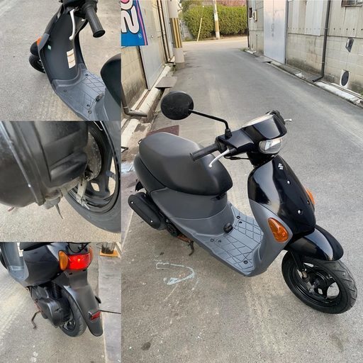 ❀♪黒色♪スズキ レッツ4 FI サービスキャンペーン実施/配達可/良質