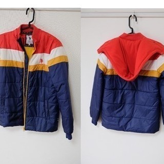 少年のフード付きジャケット、ブランド：US Polo、年齢：13...