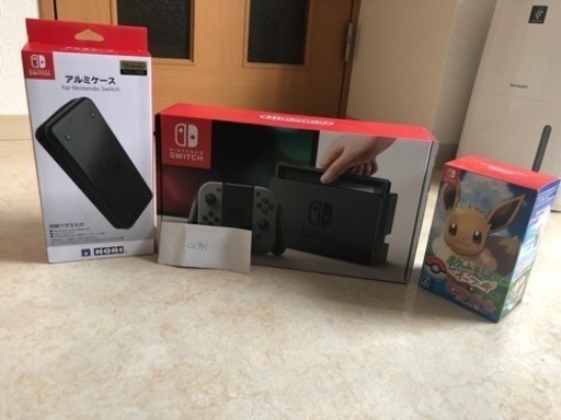 Nintendo Switch/ポケットモンスターlet's goイーブイ/アルミケース