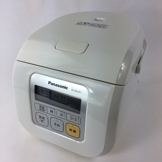 パナソニック 3合 炊飯器 マイコン式 ホワイト SR-ML05...