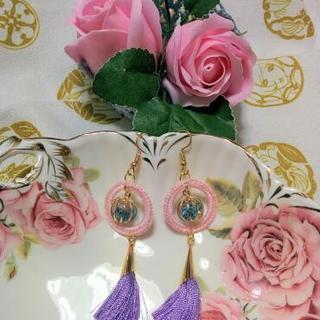 ハンドメイド レース編みフープピアス のりぃ 高井田中央のアクセサリー ピアス の中古 古着あげます 譲ります ジモティーで不用品の処分