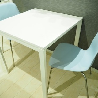 IKEA ダイニングテーブル ホワイト 正方形
