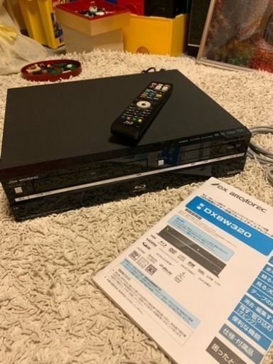 DXアンテナ/HDD搭載ビデオ一体型ブルーレイディスクレコーダーDXBW320(used)