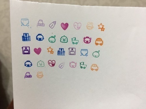 育児日記用スタンプ ふぅ 栗東の子供用品の中古あげます 譲ります ジモティーで不用品の処分