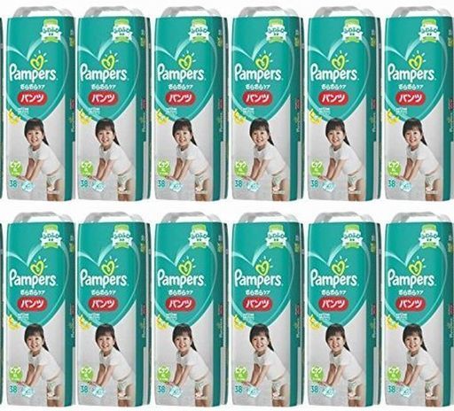 ◆新品パンパース　 ビッグ　ＸＬ（12~22kg）　1袋38枚　ｘ12袋セット　さらさらケアパンツ ◆