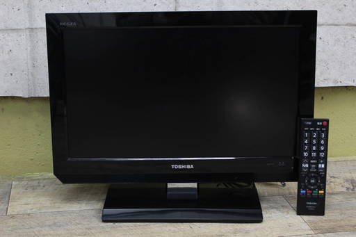 448)東芝 TOSHIBA レグザ REGZA 液晶テレビ 19A2 2011年製 19V型 リモコン付き