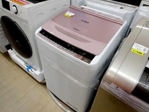 安心の1年保証付！2015年製8.0kg　HITACHI(日立)「BW-8WV」全自動洗濯機です！