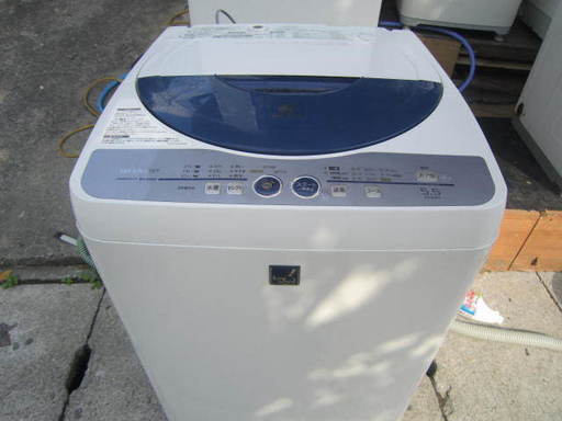 シャープ　ES-55E4-KB 洗濯機５．５キロ　２００７年製
