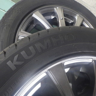 0002■ワゴンR (CBA-MH22S)装着 165/55R14 アルミホイール＋サマータイヤ4本