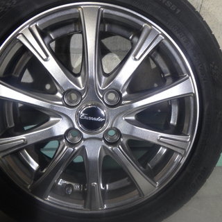 0002■ワゴンR (CBA-MH22S)装着 165/55R14 アルミホイール＋サマータイヤ4本