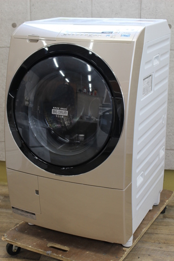 R428)日立 HITACHI ドラム式 洗濯乾燥機 BD-S7500R 2013年製 洗濯9kg