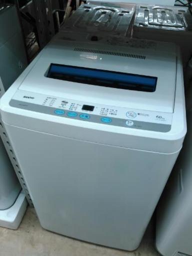 SANYO　6.0㎏洗濯機　ASW-60D（W)　（2011）