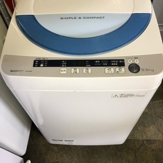 人気のSHARP！キレイな洗濯機！