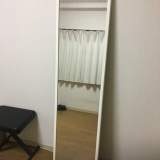 IKEA 姿見 白色 STAVE 40×160cm